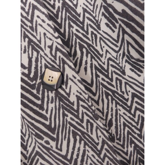 Cabi XS Jacket Zig Zag Ponte Knit Stretch Button Blazer Style #3034 - Picture 6 of 9